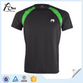 T-shirt de fitness de vêtements de polyester en nylon pour hommes